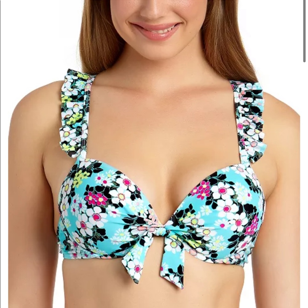 California Waves Junior MULTI Floral Two Piece